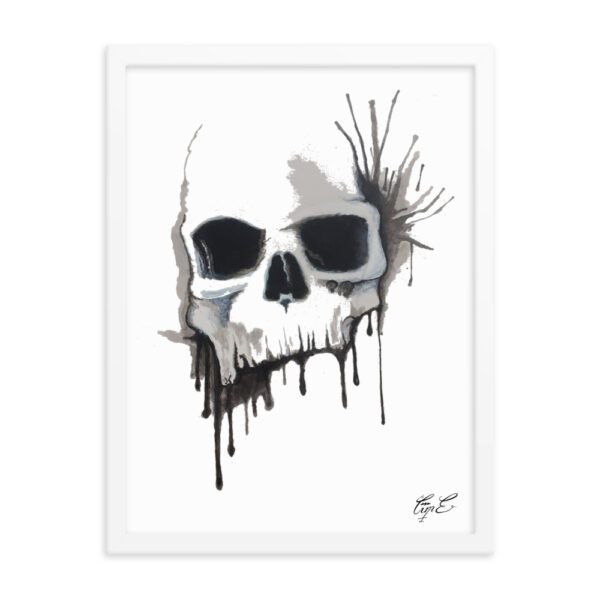 Skull Splatter, Framed poster - Image 3