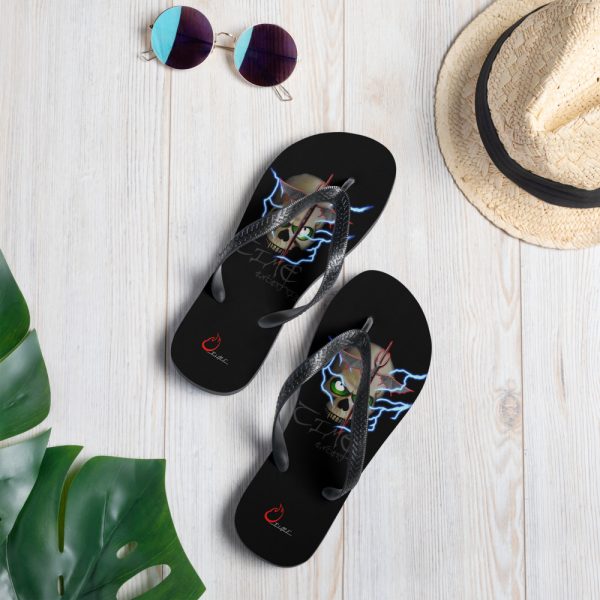 Lightning Skull, Flip-Flops - Image 2