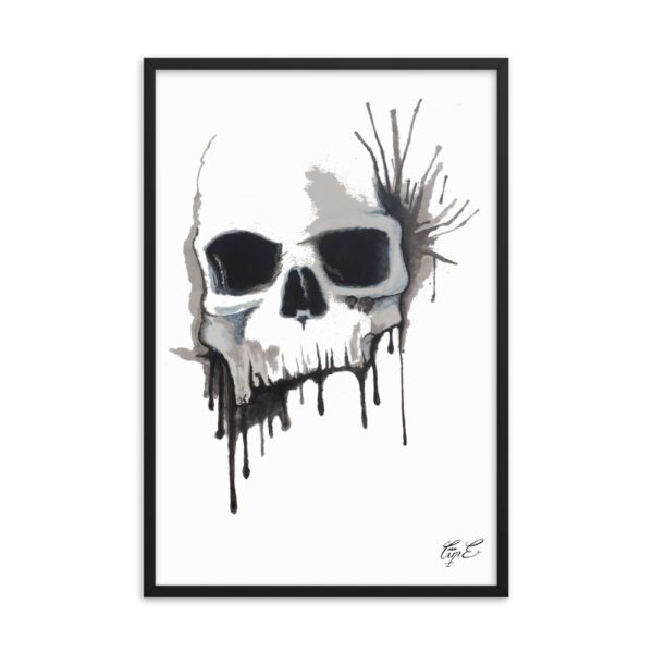 Skull Splatter, Framed poster - Image 6