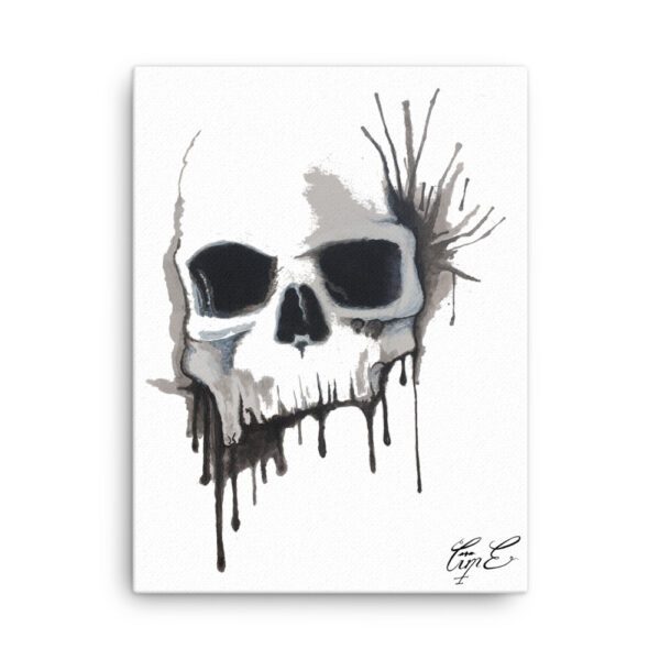 Skull Splatter, Canvas - Image 6