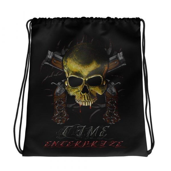 Blunderbuss and Skull, Drawstring bag