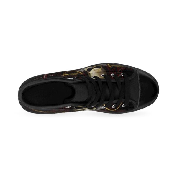 Skull Cutlass and Crucifix, Men's High-top Sneakers - Image 2