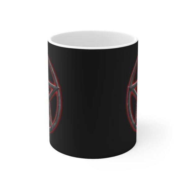 Pentagram Red, Mug 11oz - Image 2
