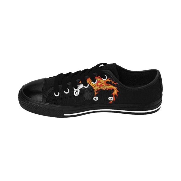 Flaming 8Ball Reaper, Men's Sneakers - Image 7