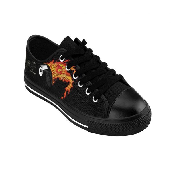Flaming 8Ball Reaper, Men's Sneakers - Image 8