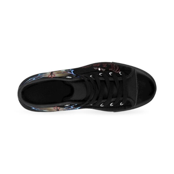 Lightning Skull, Men's High-top Sneakers - Image 2