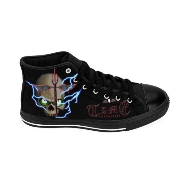 Lightning Skull, Men's High-top Sneakers - Image 6