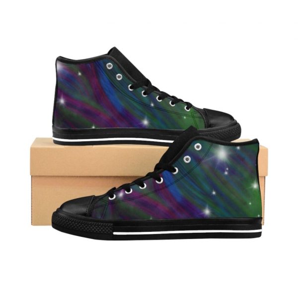 Spectacular Space, Men's High-top Sneakers