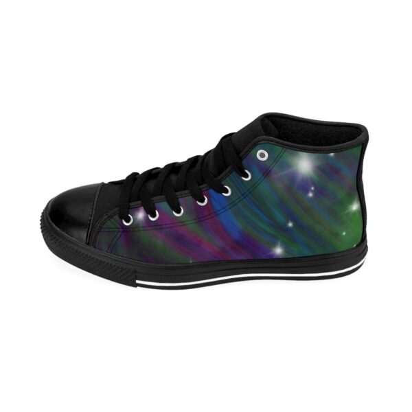 Spectacular Space, Men's High-top Sneakers - Image 3