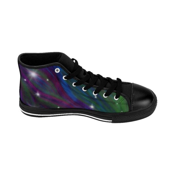 Spectacular Space, Men's High-top Sneakers - Image 4