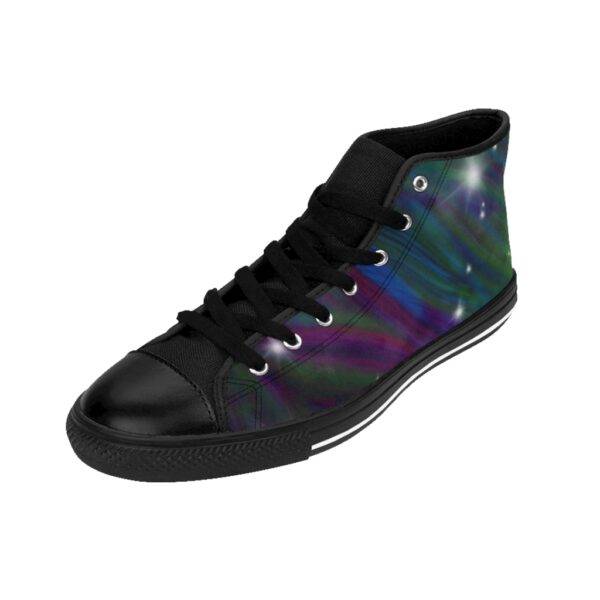 Spectacular Space, Men's High-top Sneakers - Image 5