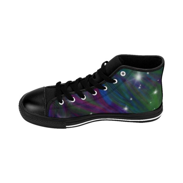 Spectacular Space, Men's High-top Sneakers - Image 7