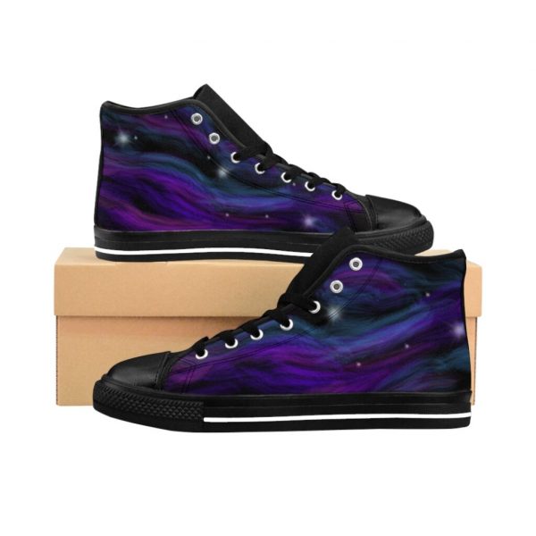 Andromeda Galaxy, Men's High-top Sneakers
