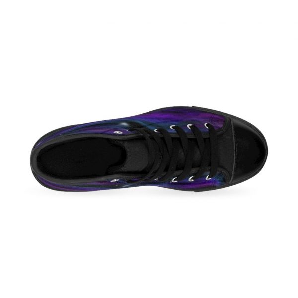 Andromeda Galaxy, Men's High-top Sneakers - Image 2