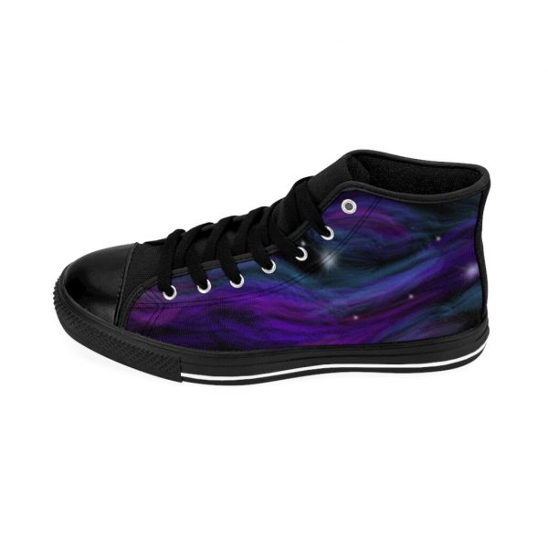 Andromeda Galaxy, Men's High-top Sneakers - Image 3