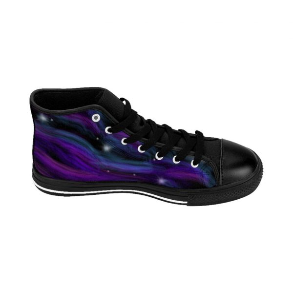 Andromeda Galaxy, Men's High-top Sneakers - Image 4