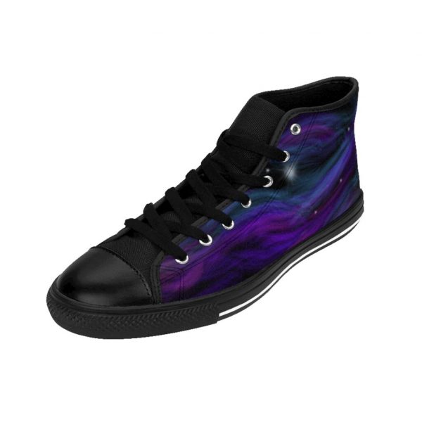 Andromeda Galaxy, Men's High-top Sneakers - Image 5