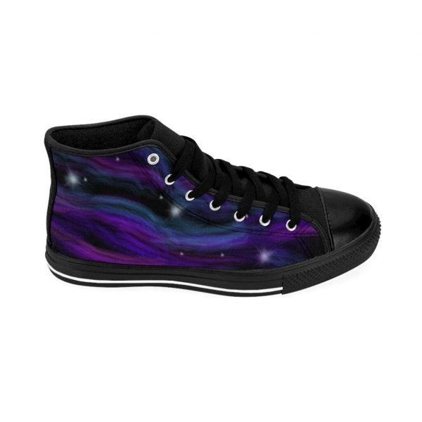 Andromeda Galaxy, Men's High-top Sneakers - Image 6