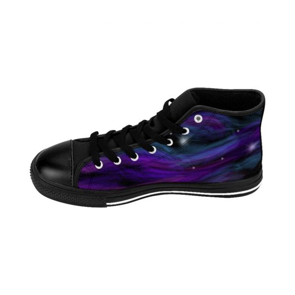 Andromeda Galaxy, Men's High-top Sneakers - Image 7