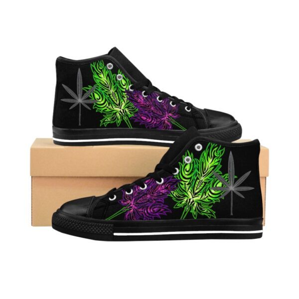 Leaf, Men's High-top Sneakers
