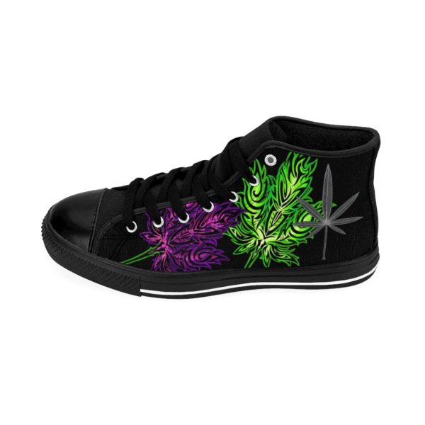 Leaf, Men's High-top Sneakers - Image 3