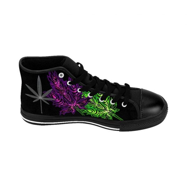 Leaf, Men's High-top Sneakers - Image 4