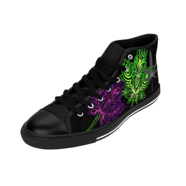 Leaf, Men's High-top Sneakers - Image 5