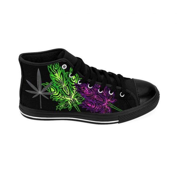 Leaf, Men's High-top Sneakers - Image 6