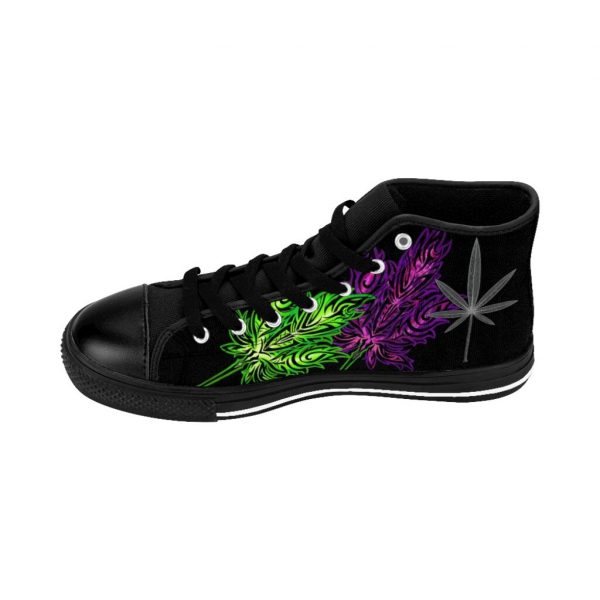 Leaf, Men's High-top Sneakers - Image 7