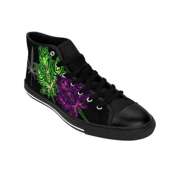 Leaf, Men's High-top Sneakers - Image 8