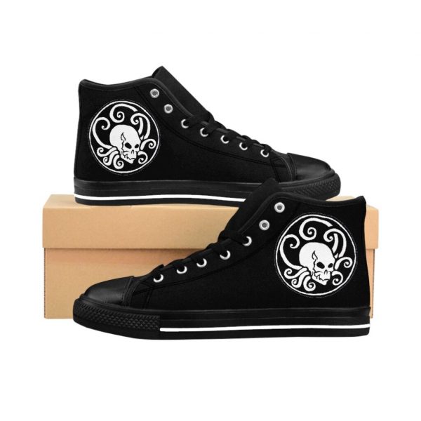 Octo-Skull, Men's High-top Sneakers