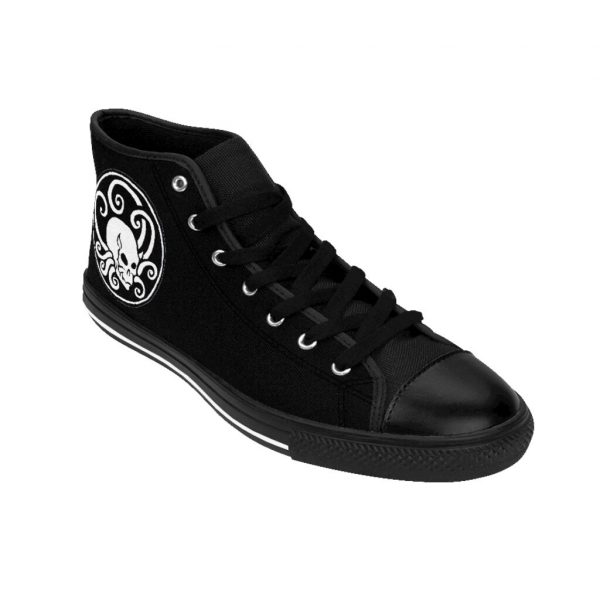 Octo-Skull, Men's High-top Sneakers - Image 8