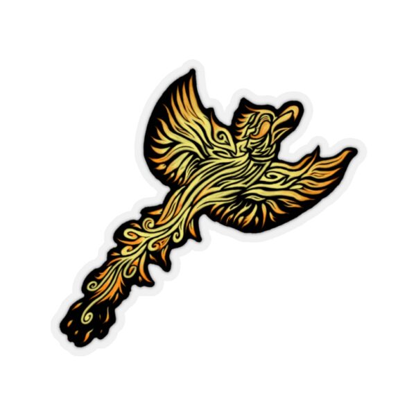 Phoenix Black BG, Kiss-Cut Stickers - Image 3