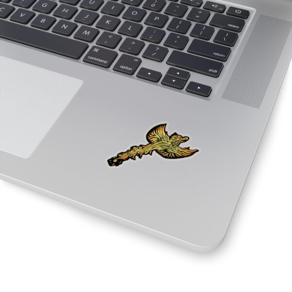 Phoenix Black BG, Kiss-Cut Stickers - Image 4