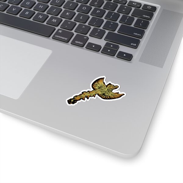 Phoenix Black BG, Kiss-Cut Stickers - Image 6