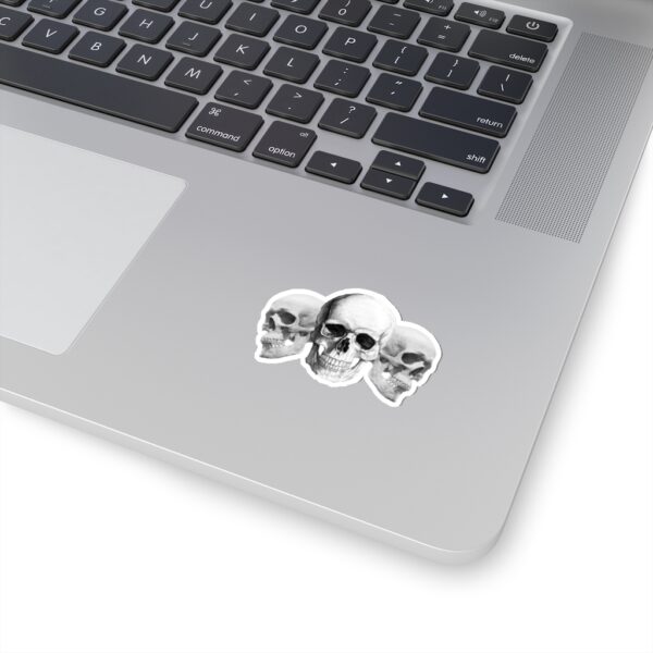 Skulls x3, Kiss-Cut Stickers - Image 6