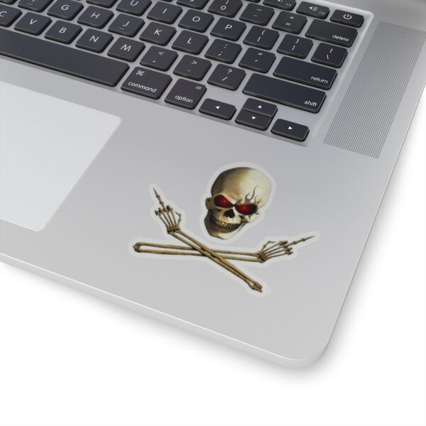 Skull Flip'n Off, Kiss-Cut Stickers - Image 7