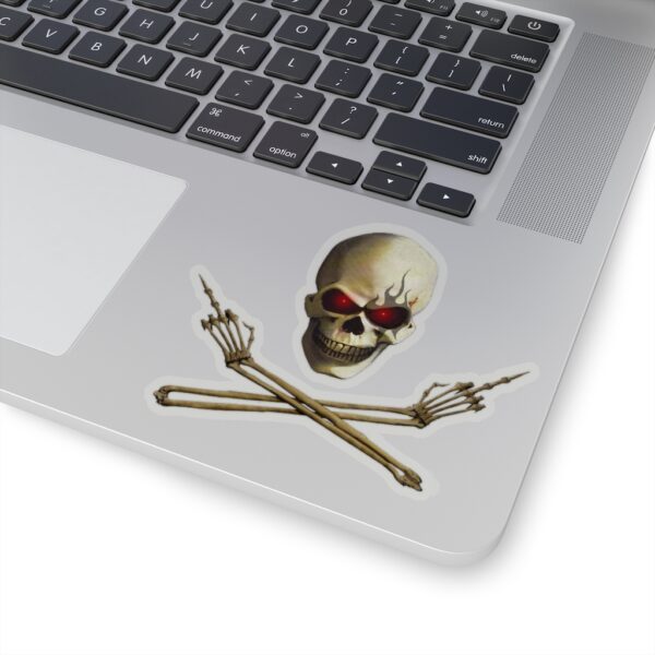 Skull Flip'n Off, Kiss-Cut Stickers - Image 9