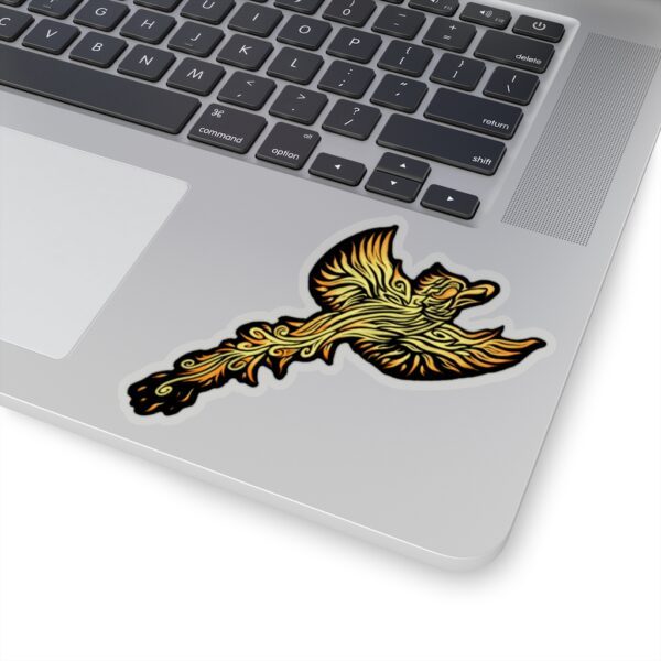 Phoenix Black BG, Kiss-Cut Stickers - Image 9