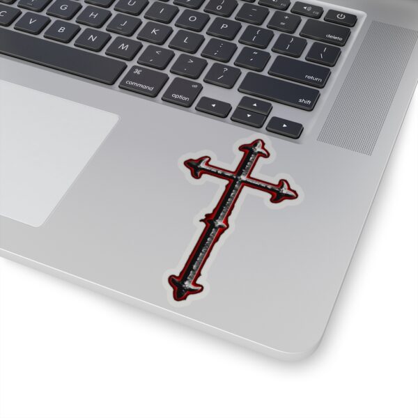Iron Crucifix, Kiss-Cut Stickers - Image 12