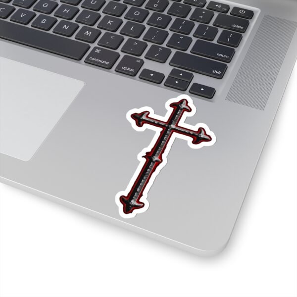 Iron Crucifix, Kiss-Cut Stickers - Image 14