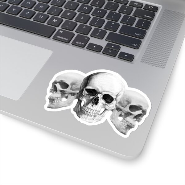 Skulls x3, Kiss-Cut Stickers - Image 14