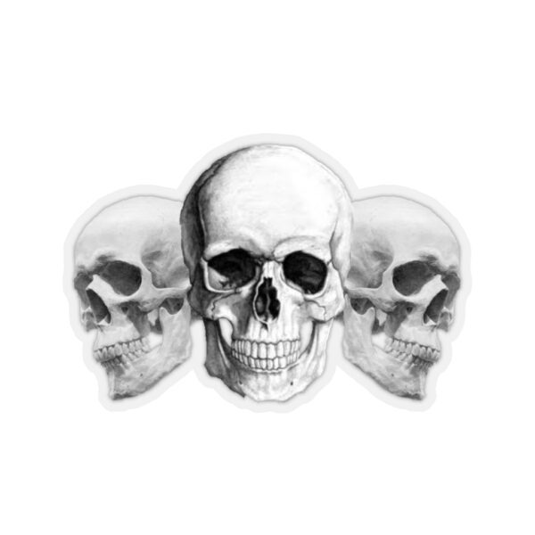 Skulls x3, Kiss-Cut Stickers