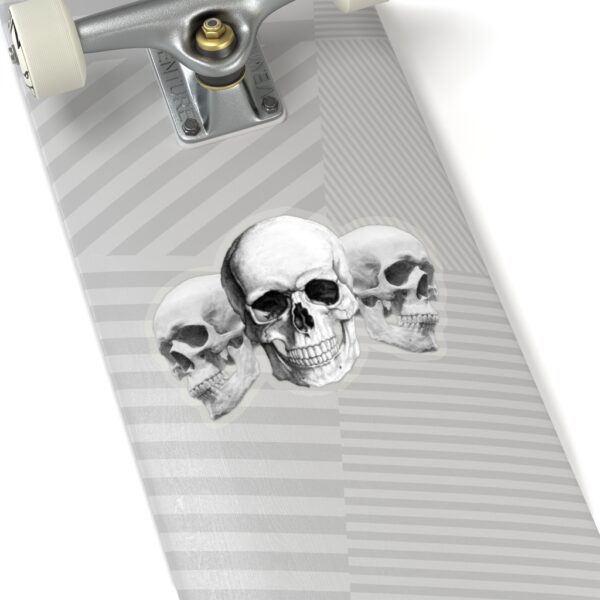 Skulls x3, Kiss-Cut Stickers - Image 2