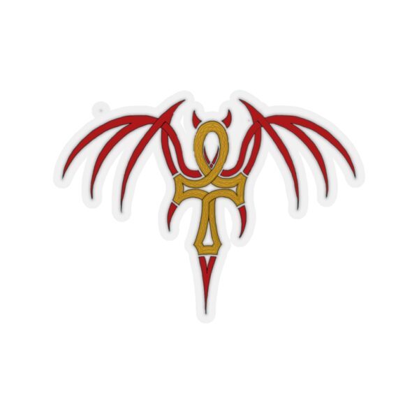 Winged Ankh, Kiss-Cut Stickers - Image 3