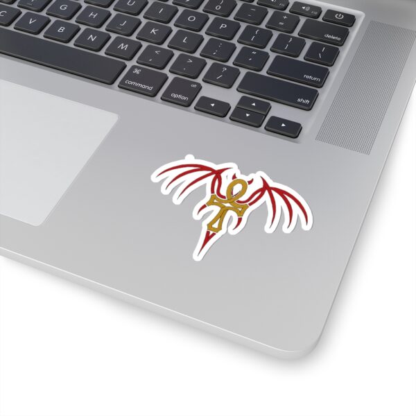 Winged Ankh, Kiss-Cut Stickers - Image 10