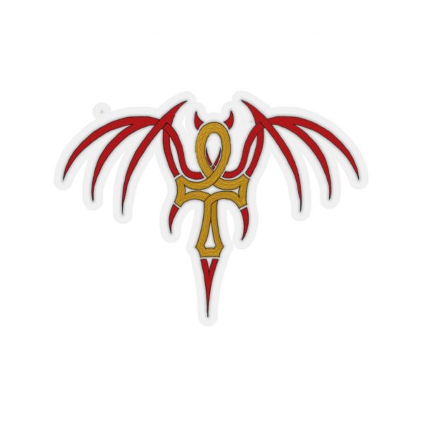 Winged Ankh, Kiss-Cut Stickers