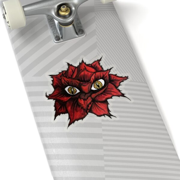 Rose with Eyes, Kiss-Cut Stickers - Image 2