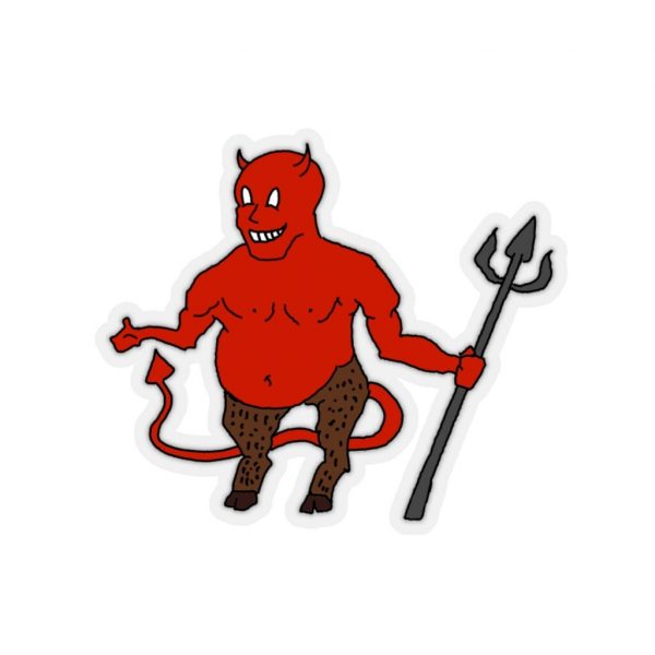 Devil, Kiss-Cut Stickers