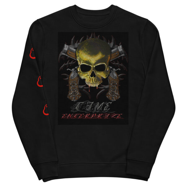Skull and Blunderbuss, eco sweatshirt - Image 3